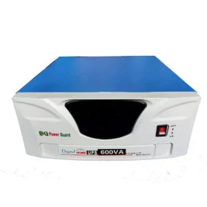 Power Guard IPS 600VA Pure Sine Wave UPS unit, designed for stable and efficient power supply to sensitive electronics, with LED indicators for real-time status monitoring.