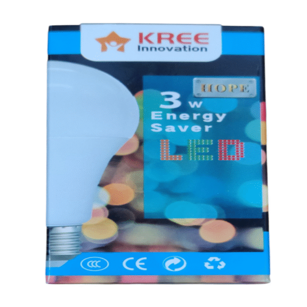 Kree Hope 3watt Energy Saver Led light Bulb - Image 4
