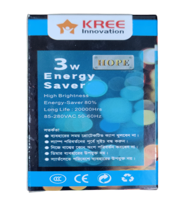 Kree Hope 3watt Energy Saver Led light Bulb - Image 2