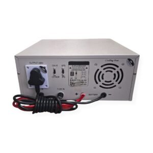 Alco 1000VA IPS pure sine wave inverter front view Compact Alco inverter for home and office backup power Alco IPS inverter with LED indicators and silent operation Pure sine wave output inverter 1000VA by Alco Alco 1000VA inverter for powering sensitive electronics High-efficiency Alco IPS inverter compatible with 12V battery Alco inverter for lights, fans, and Wi-Fi during power outage Wall-mountable Alco 1000VA pure sine wave inverter Energy-efficient backup inverter for home appliances – Alco 1000VA Side view of Alco 1000VA IPS inverter with cooling vents