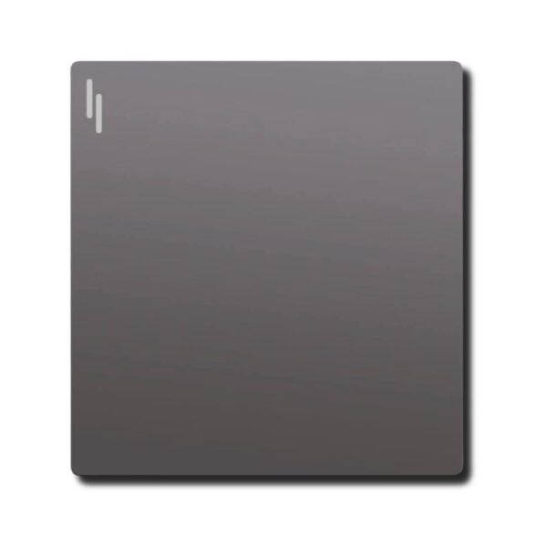 EZZE 1 Gang Grey Ultra Slim Switch designed for modern homes and offices, offering both style and reliable functionality with easy installation.