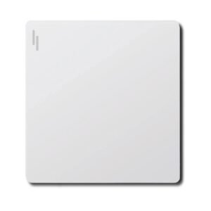 EZZE 1 Gang White Ultra Slim Switch with sleek, modern design, ideal for enhancing the aesthetic and functionality of your home or office space.