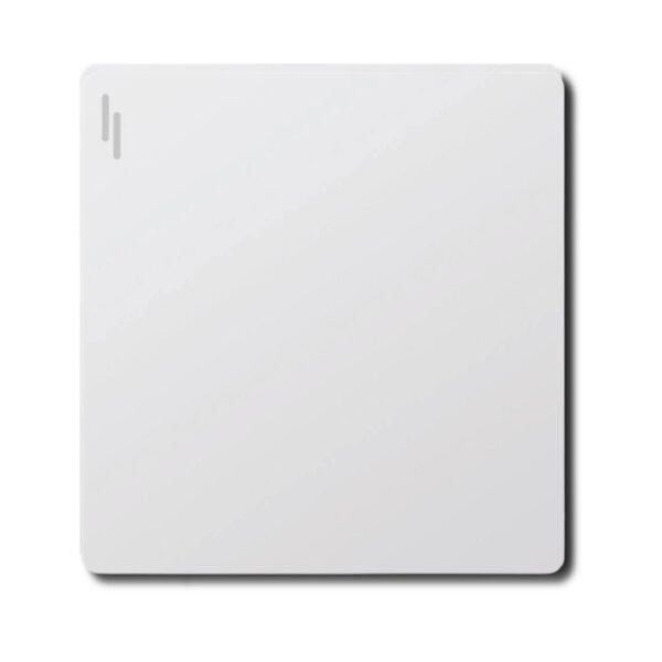 EZZE 1 Gang White Ultra Slim Switch with sleek, modern design, ideal for enhancing the aesthetic and functionality of your home or office space.