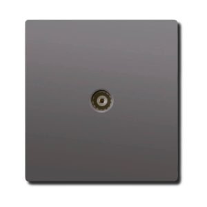 EZZE Grey Ultra Slim TV Socket designed for secure and efficient TV connections, offering a sleek and modern design for modern homes and offices.
