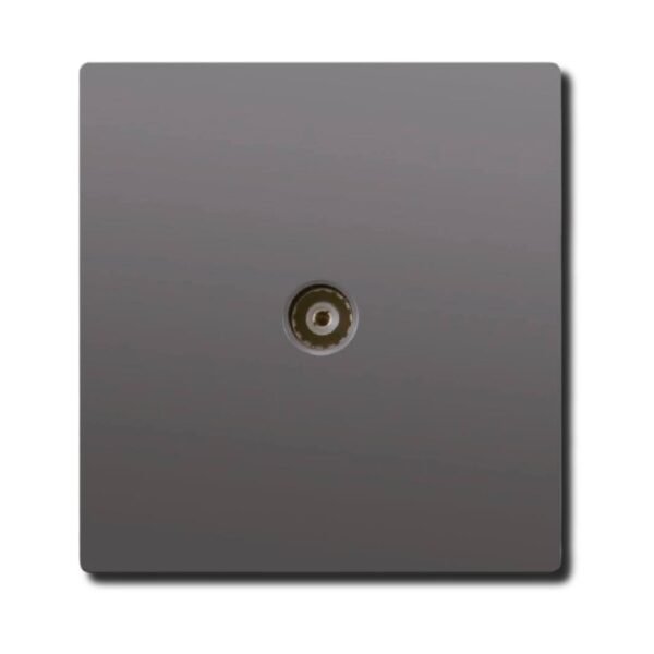 EZZE Grey Ultra Slim TV Socket designed for secure and efficient TV connections, offering a sleek and modern design for modern homes and offices.