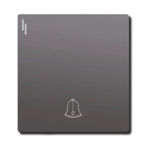 EZZE Ultra Slim Grey Bell Switch designed for modern homes and offices, offering efficient bell control with a sleek, compact design.