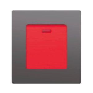EZZE Ultra Slim Grey DP Switch designed for modern homes and offices, offering efficient power control with a sleek, compact design.