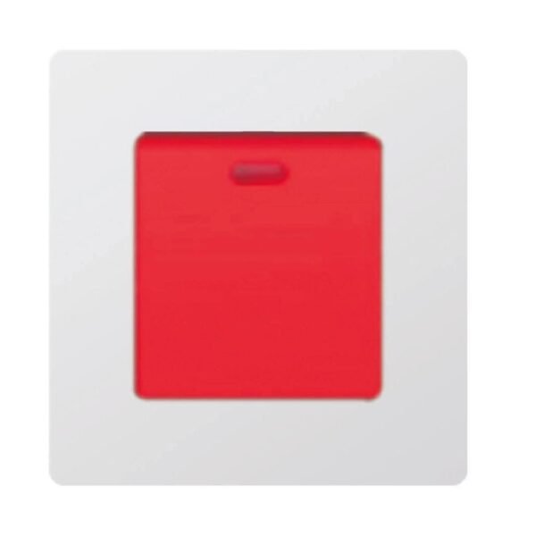 EZZE Ultra Slim White DP Switch designed for modern homes and offices, offering efficient and stylish functionality with easy installation.
