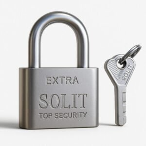 Solit 60 mm Padlock স্টিল তালা