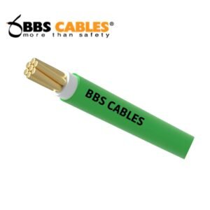BBS 1 Core Cable 1x1.5 RM Green 7w BYA skin coated flame retardant FR wire for safe and durable electrical wiring