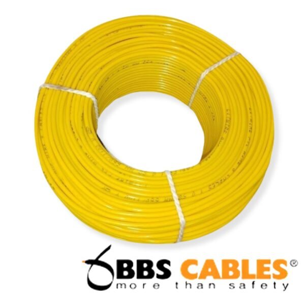 BBS 1 Core Cable 1x2.5 RM Yellow 7w BYA Skin Coated FR