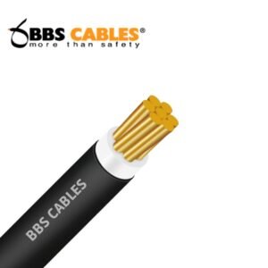 BBS 1 Core Cable 1x3.0 RM Black 7w BYA skin coated flame retardant FR wire for safe and durable electrical wiring