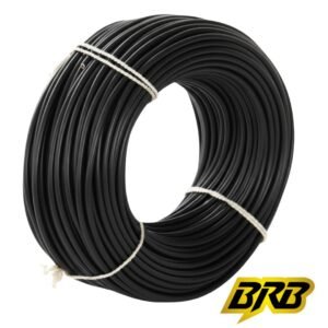 BIZLI 1 Core Cable 1x1.0 RM Black 3w BYA Skin Coated FR