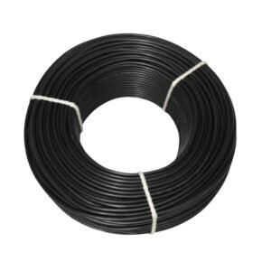 BIZLI 1 Core Cable 1x1.3 RM Black 3w BYA Skin Coated FR