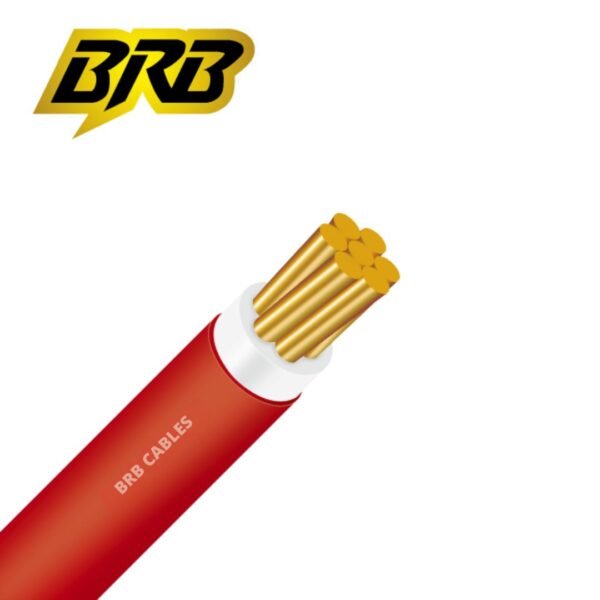 BRB 1 core cable 1x1.5 RM in red with BYA skin coating, flame retardant single-core electrical wire for safe and efficient power wiring.