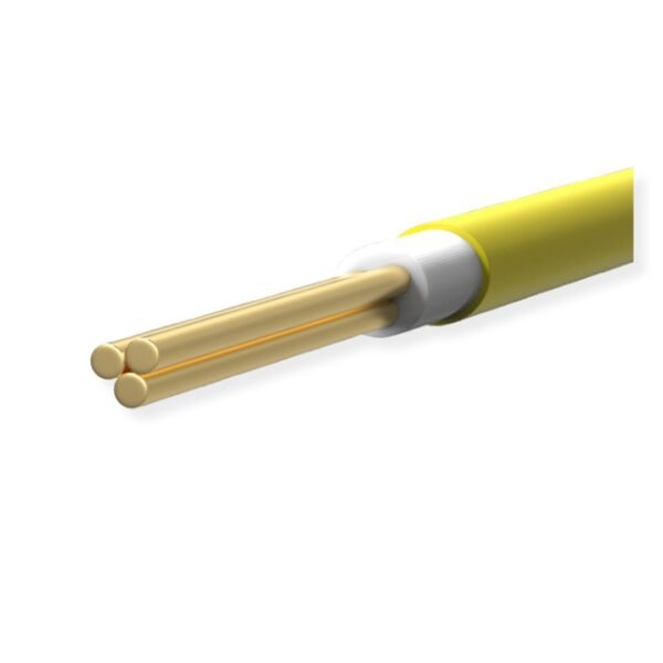 BYA SQ 1 Core Cable 1x1.3 RM Yellow 3w Skin Coated FR - Image 2