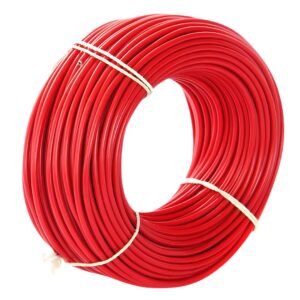 BYA SQ 1 Core Cable 1x1.5 RM Red 7w Skin Coated FR