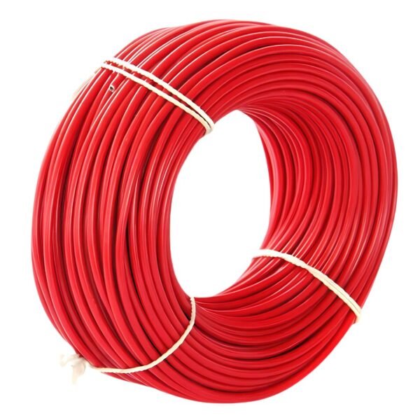 BYA SQ 1 Core Cable 1x1.5 RM Red 7w Skin Coated FR