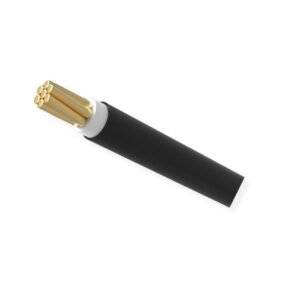 Black BYA SQ 1 Core Cable 1x2.5 RM – 7W Skin Coated Flame Retardant Copper Wire, 450/750V