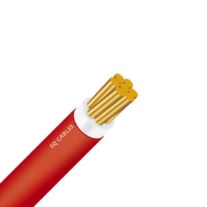 BYA SQ 1 Core Cable 1x4.0 RM Red 7w Skin Coated FR