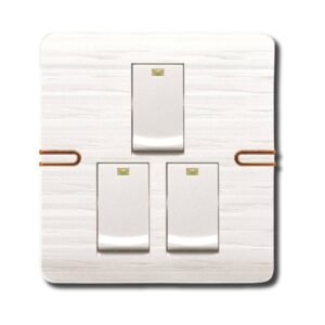 EZZE 3 Gang Pearl Gold Switch আধুনিক, স্টাইলিশ ও টেকসই ইলেকট্রিক সুইচ