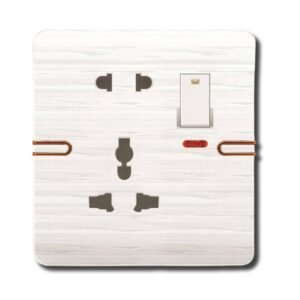 EZZE 5 Pin Pearl Gold Multi-Purpose Socket একটি উন্নতমানের বৈদ্যুতিক সকেট,