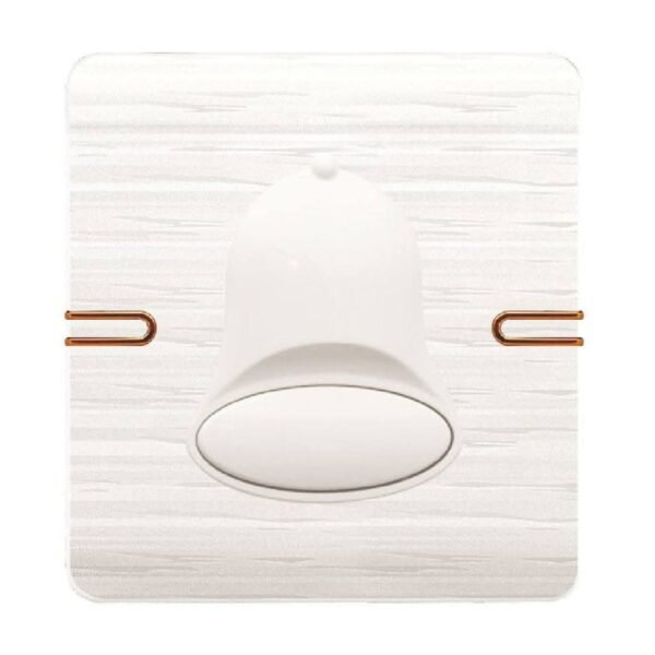 EZZE Pearl Gold Bell Switch – স্টাইলিশ ও নিরাপদ ডোরবেল সুইচ বাংলাদেশে