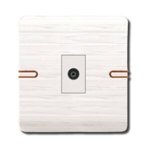 EZZE Pearl Gold TV Socket – টিভি ও কেবল সংযোগের জন্য ফায়ারপ্রুফ সকেট