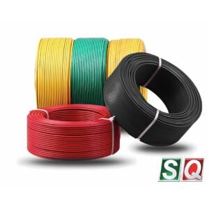 SQ BYA 1 Core Cable 1x1.3 RM 3w Red PVC insulated flame retardant single core electric wire, 450/750V