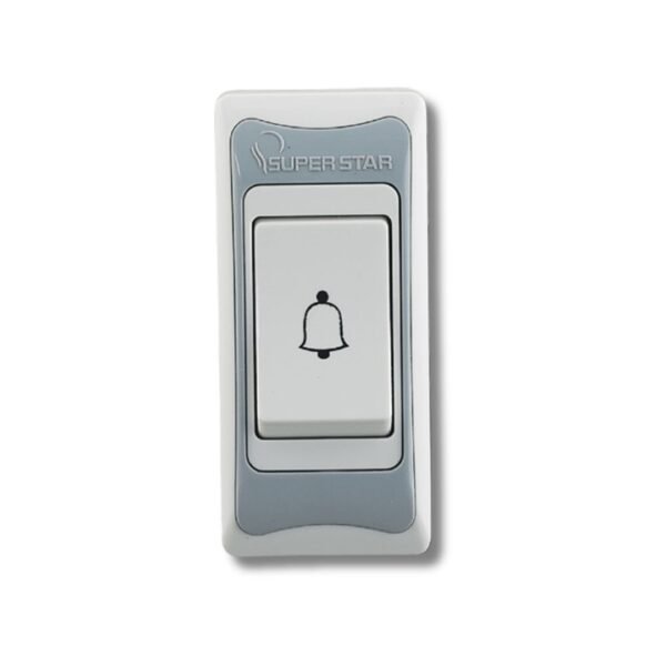 Super Star Premium Bell Push – Fire Retardant, Generator Friendly, Durable, Copper Screws, BDS IEC Certified