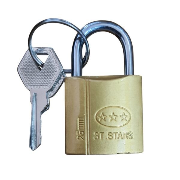Gold Padlock 25MM